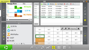 Screenshot of the Plytec NIR sensor blugin for Mirus Harvest Software